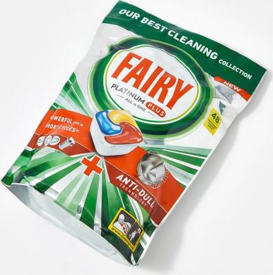 Таблетки для посудомоечной машины Platinum Plus с ароматом лимона, 48 шт – фото 4