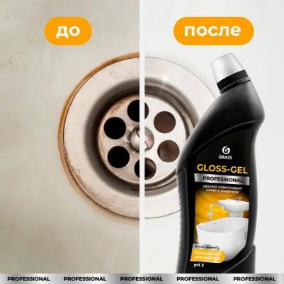 Чистящее средство для сантехники Gloss Gel Professional 750 мл – фото 15