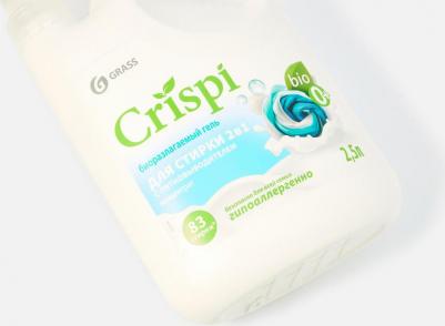 Гель для стирки 2 в 1 с пятновыводителем концентрат Crispi 2,5 л – фото 13