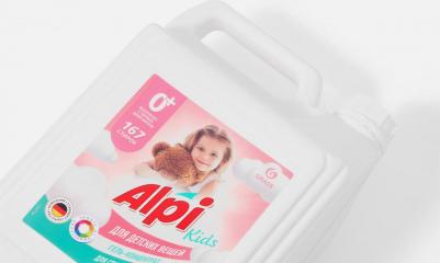 Гель для стирки Alpi Delicate Gel Kids для детского белья, концентрат, 5л/5кг – фото 7