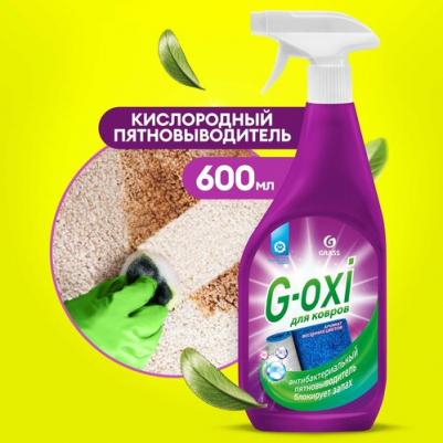 Спрей пятновыводитель для ковров и ковровых покрытий с антибактериальным эффектом "G-oxi" с ароматом весенних цветов, 600 мл