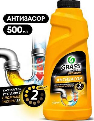 Средство щелочное для прочистки канализационных труб "DIGGER-GEL" Premium 2 шт – фото 1