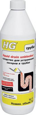 Средство для очистки труб и сливов для устранения засоров 1 л
