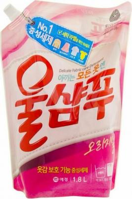 Wool Shampoo Средство для стирки жидкое Оригинальный зап.блок, 1,8 л зап.блок – фото 1