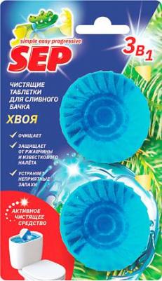 Чистящее средство для туалета Чистящая таблетка для унитаза SEP Хвоя 2.0 – фото 1