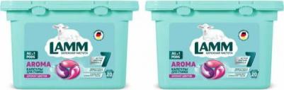 Капсулы для стирки "AROMA" Ламм для белого и цветного белья 20 шт, бесфосфатные, гипоаллергенные, Лам – фото 3