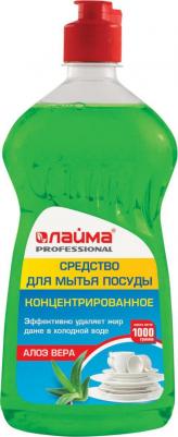 Средство для мытья посуды 1 кг, PROFESSIONAL, концентрат, "Алоэ Вера", 604647 – фото 2