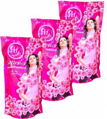 Hi Class Softener Hana Pinke Кондиционер для белья, мягкая упаковка, 500 мл