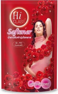 Кондиционер для белья Hi-Class Роза Hana Rose 3 шт / мягкая упаковка 500 мл / Таиланд – фото 1
