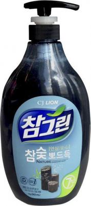 Средство для мытья посуды Chamgreen (с древесным углем), 965 мл – фото 4
