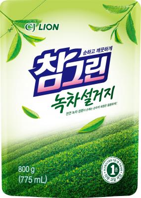 Средство для мытья посуды Chamgreen С (зеленый чай), 800 мл – фото 9