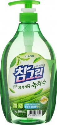 Средство для мытья посуды Chamgreen С (зеленый чай), 960 мл – фото 2