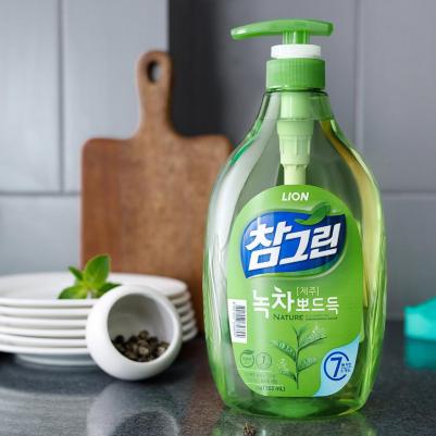 Средство для мытья посуды Chamgreen С (зеленый чай), 960 мл – фото 4