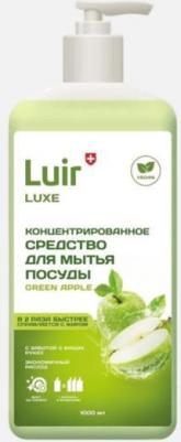 Гель для мытья посуды Luxe Концентрированное средство для мытья посуды Зеленое яблоко – фото 1