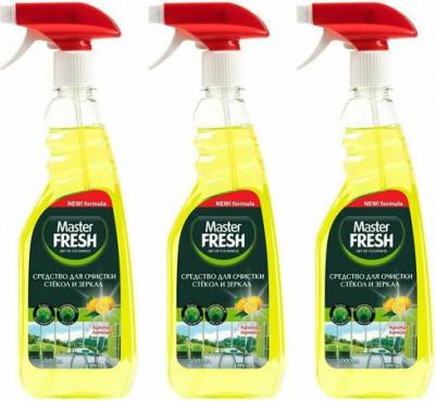 Средство для мытья стекол и зеркал Аромат лимона 500мл – фото 1