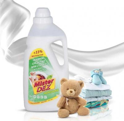 Средства для стирки Eco-Cleaning Жидкое средство для стирки детского белья 1000 – фото 4