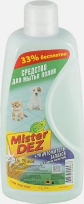 Средство для мытья полов Eco-Cleaning уничтожитель запахов животных, 750 мл – фото 1