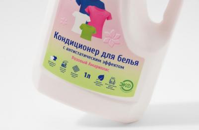 Кондиционер для белья Ecological Розовый Амариллис с антистатическим эффектом, 1 л – фото 3