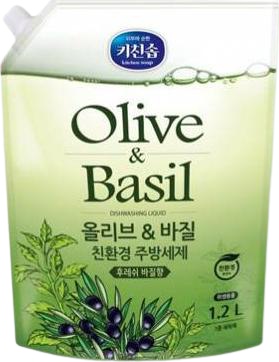 Olive Basil Жидкость для мытья посуды, олива и базилик 3 л – фото 2