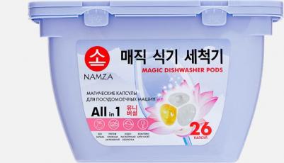 Средство для мытья посуды в посудомоечных машинах DISHWASHER PODS 26 шт