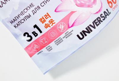 Средство для стирки в капсулах УНИВЕРСАЛЬНОЕ 60 шт – фото 3