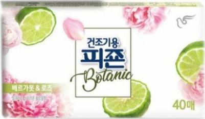 кондиционер для белья листовой для сушильных машин Bergamot & Rose,40 листов. Корея, ароматизатор-салфетки концентрированные – фото 2