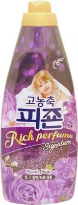 Кондиционер для белья Rich Perfume Signature Hi-Enriched Fabric Softener Mystic Rain, 1000 мл – фото 4