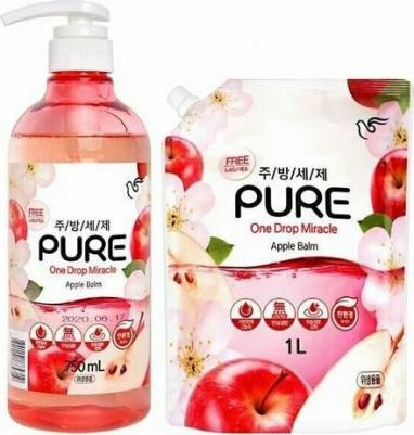 Pure Apple Balm Гель для мытья посуды с ароматом яблок (750мл.) – фото 8