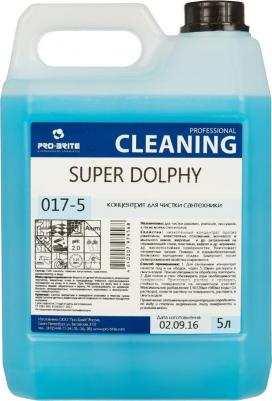 Профессиональное кислотное средство для чистки сантехники Super Dolphy 5 литров