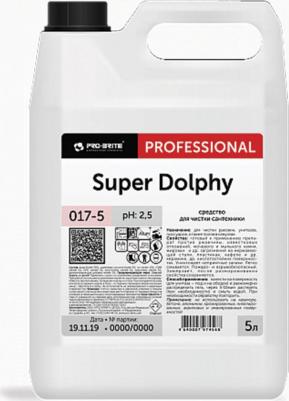 Профессиональное кислотное средство для чистки сантехники Super Dolphy 5 литров – фото 12