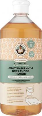 Средство для мытья всех типов полов Сибирская травница для хозяюшек на основе пчелиного воска "Натуральное", 1000 мл