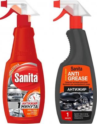 Чистящее средство для кухни жидкость антижир 0.5 л – фото 1