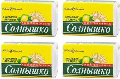 Мыло хозяйственное кусковое, 1 шт, 140 г – фото 16