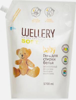 Средство для стирки детского белья "Soft Baby", гипоаллергенный, 1,7 л