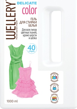 Жидкое средство для деликатной стирки цветных вещей, 5 л – фото 1