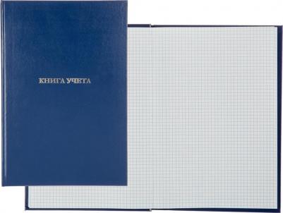 Книга учета 128 листов А4 в клетку на сшивке блок офсет – фото 2