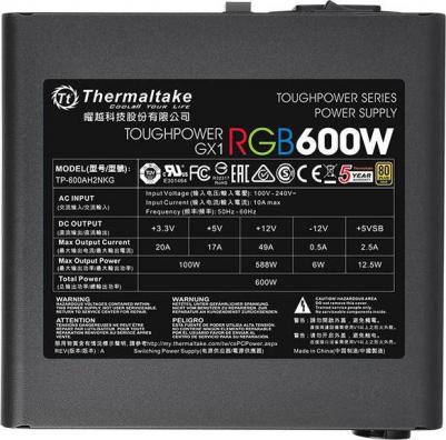 Toughpower GX1 RGB 600W PS-TPD-0600NHFAGE-1 v.2.4 – фото 5