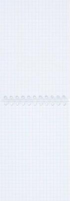 Блокнот Fluid A6 80 листов бирюзовый в клетку на спирали (101х145 мм) – фото 13