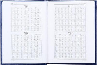 Ежедневник недатированный бумвинил А6 128 листов синий (105x140 мм) – фото 12