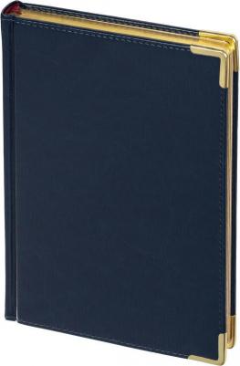 Ежедневник недатированный Sidney Nebraska искусственная кожа А5+ 136 листов синий