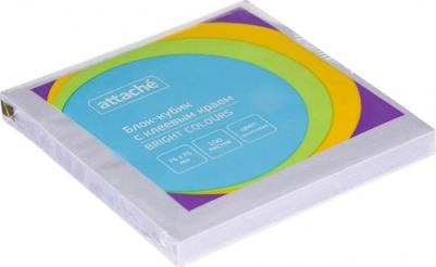 Стикеры Bright colours 76х76 мм пастельные фиолетовые