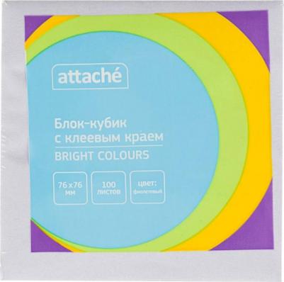 Стикеры Bright colours 76х76 мм пастельные фиолетовые – фото 12