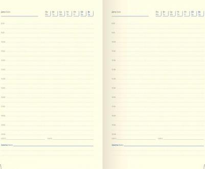 Ежедневник недатированный, B6, 136 листов, кожзам, "Fuze", цветной срез, черный – фото 5