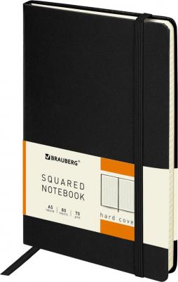 Блокнот А5, "Metropolis", балакрон, резинка, 80 л., черный, 111585 – фото 3