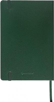 Блокнот А5, "Metropolis", балакрон, резинка, 80 л., зеленый, 111583 – фото 1