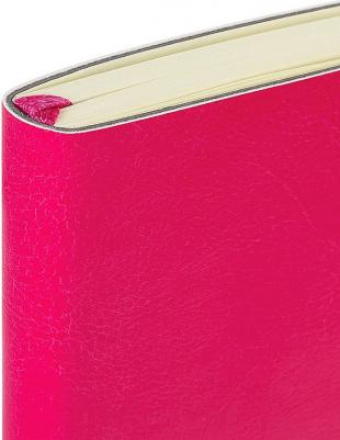 Блокнот А5, "Metropolis Ultra", под кожу, резинка, 80 л., розовый, 111024 – фото 6