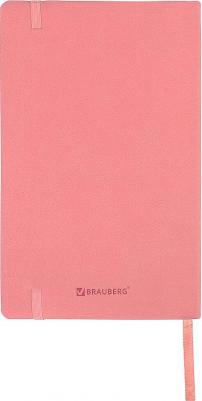 Блокнот А5, ULTRA, под кожу, 80 г/м2, 96 л., в точку, светло-розовый, 113015 – фото 4