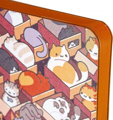 Блокнот МАЛЫЙ ФОРМАТ А6, VISTA "Catopolis", под кожу, гибкий, 80 л., 112100 – фото 5