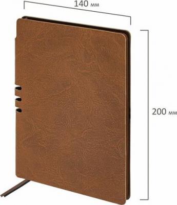 Блокнот Nebraska A5 140x200mm 80 листов Brown 113412 – фото 9