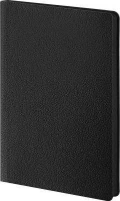 Ежедневник недатированный, А5, 135х200 мм, "Stylish", под фактурную кожу, 160 л., интегральная обложка, черный срез, черный, 126224 – фото 9